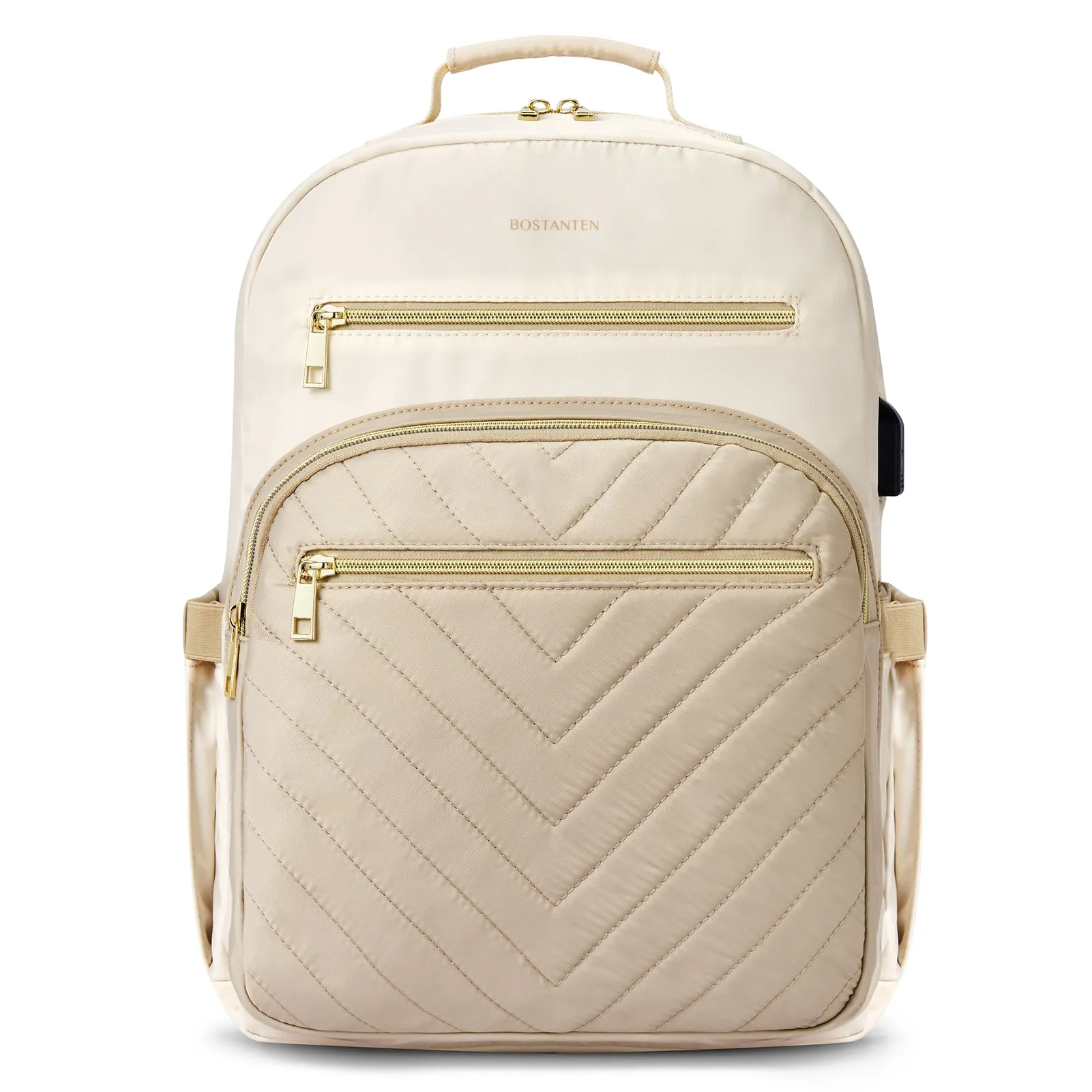 Minoru Quilted Patchwork 15.6“ Laptop Backpack