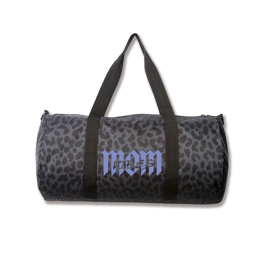 MomVibes All-Purpose Duffel (Black Cheetah)