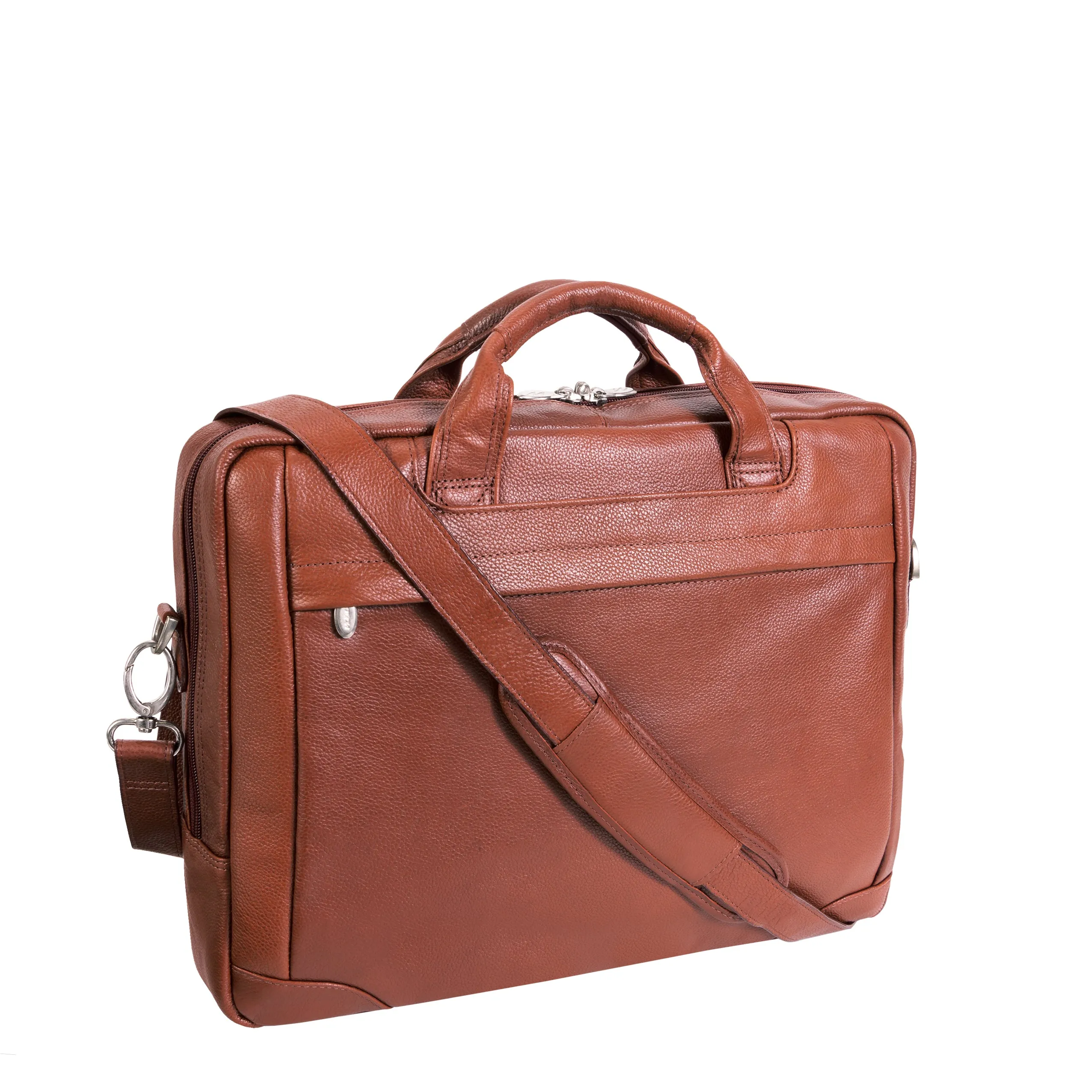 MONTCLARE | 13" Leather Laptop & Tablet Briefcase