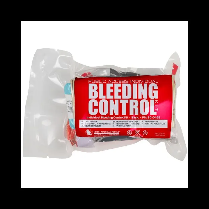 North American Rescue Individual Bleeding Control Kit - Basic - Vacuum Sealed