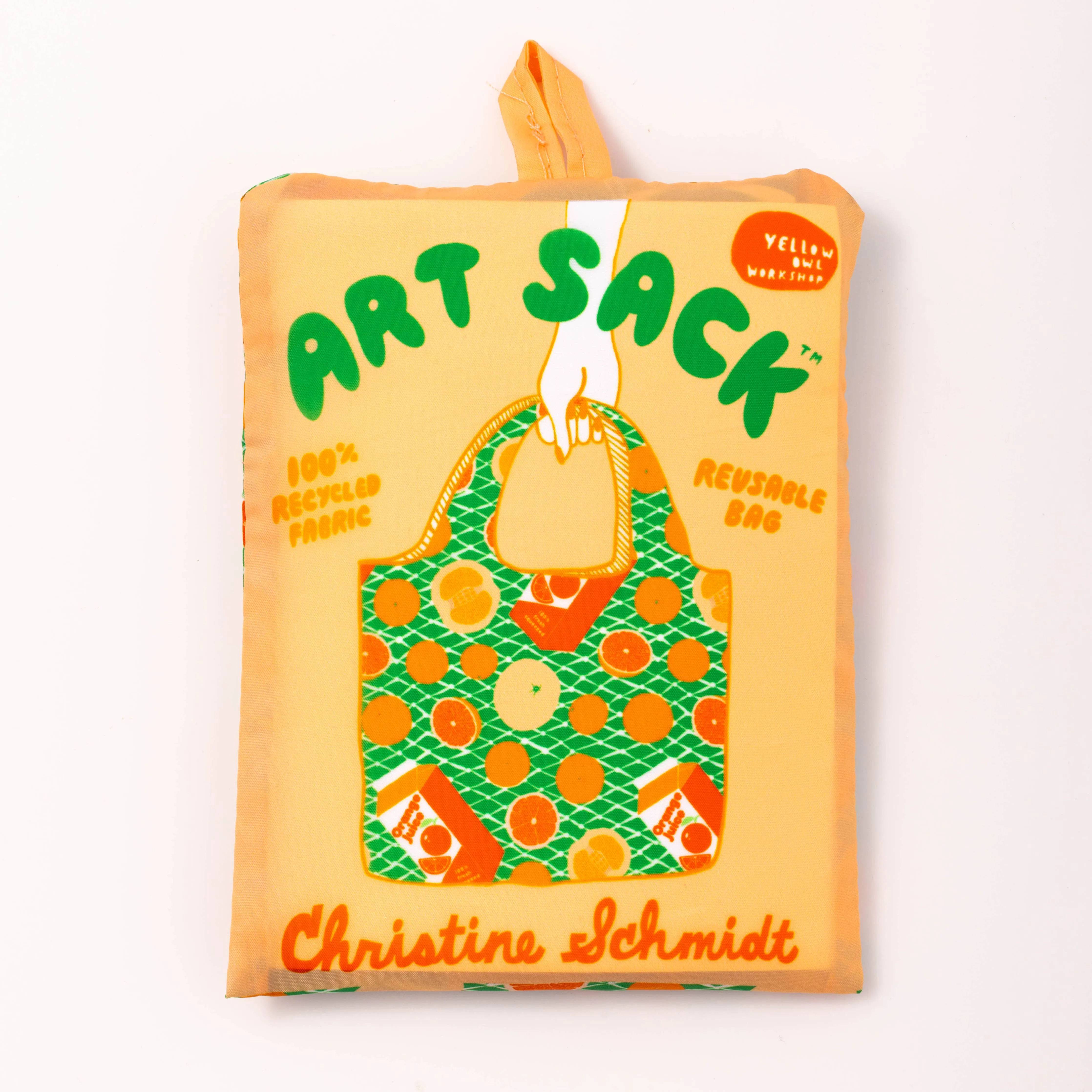 Oranges Art Sack - Eco-Friendly Reusable Fruit Tote Bag