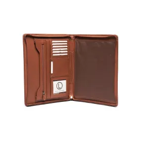 Pad folio cognac leather