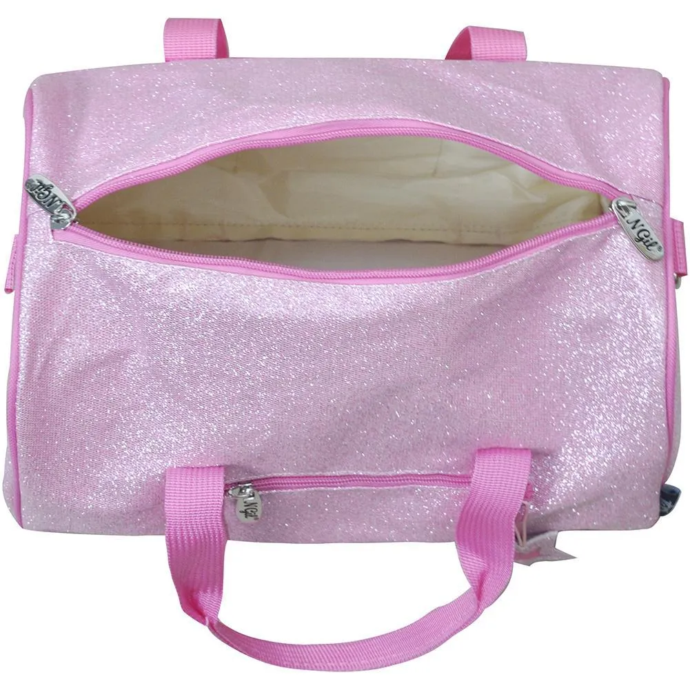 Pink Mini Glitter NGIL Duffel Bag