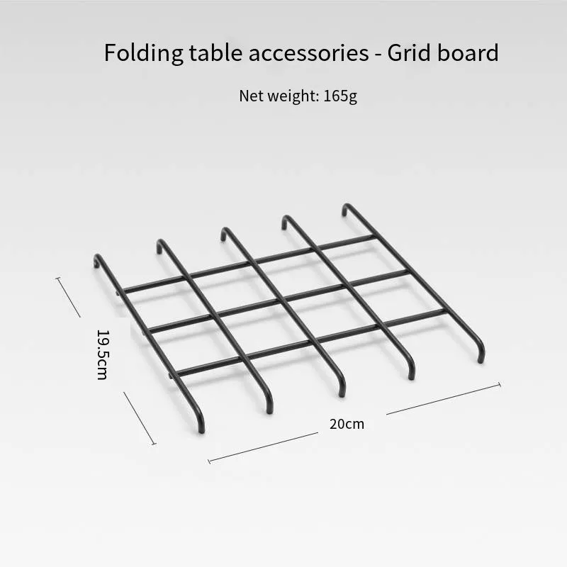 Portable 3-in-1 Design Camping Table for Grill with Mesh Desktop, Folding Table for Grill Camping Cooking BBQ