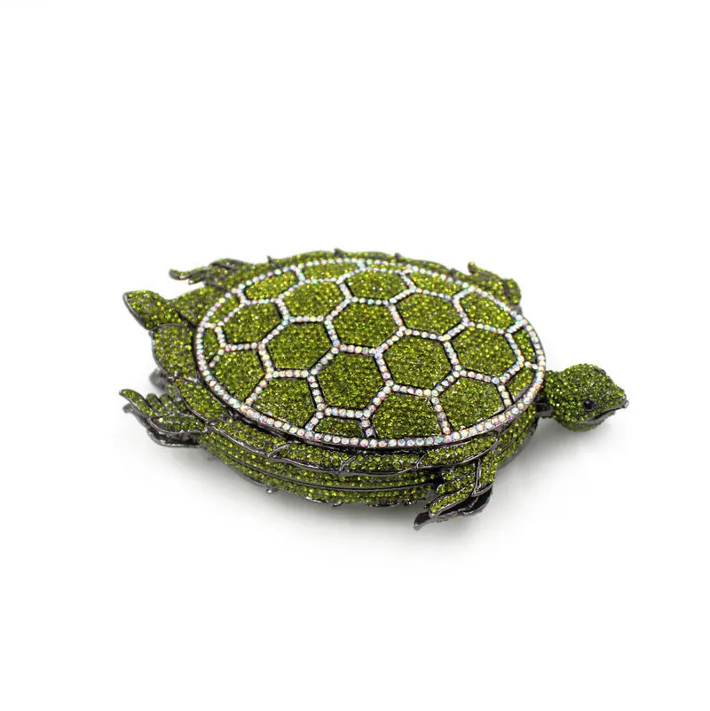 Pre Order:  Turtle Crystal Hard Case Clutch Bag