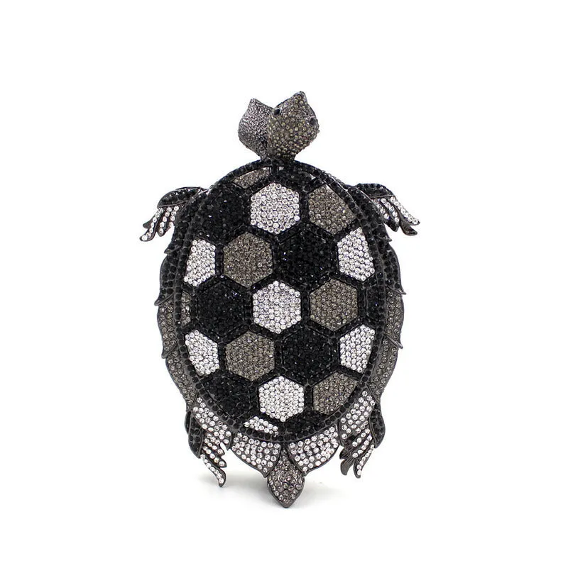 Pre Order:  Turtle Crystal Hard Case Clutch Bag