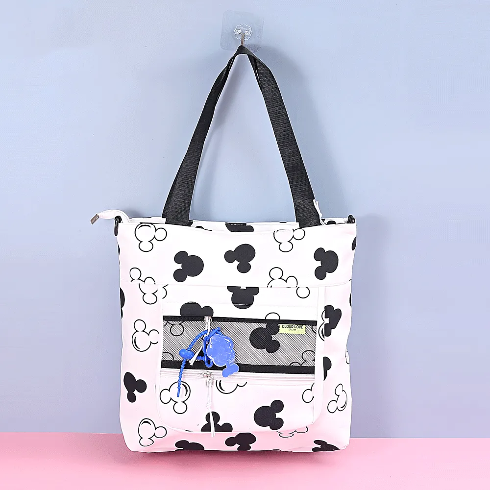 Printed Tote Shoulder Bag