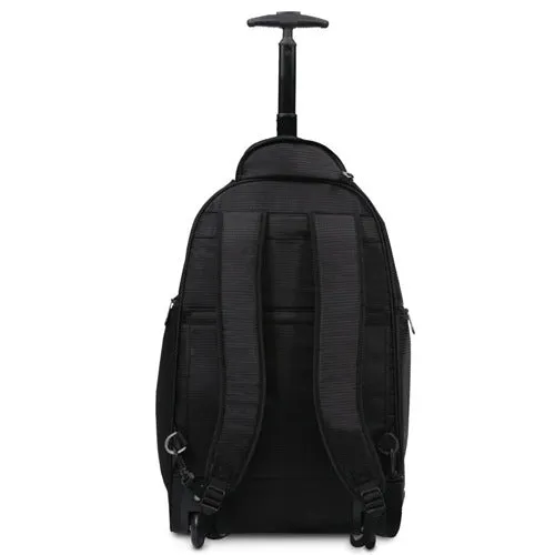 Protege 22" Black Rolling Backpack with Telescopic Handle