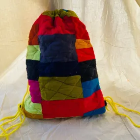 Quilted Drawstring Bag