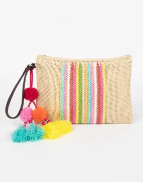 Rainbow Clutch - Natural