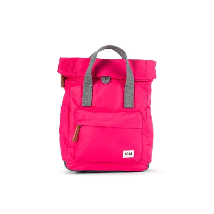 Roka Backpack Canfield B Sustainable Small Raspberry