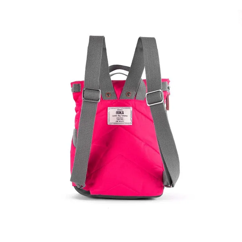 Roka Backpack Canfield B Sustainable Small Raspberry