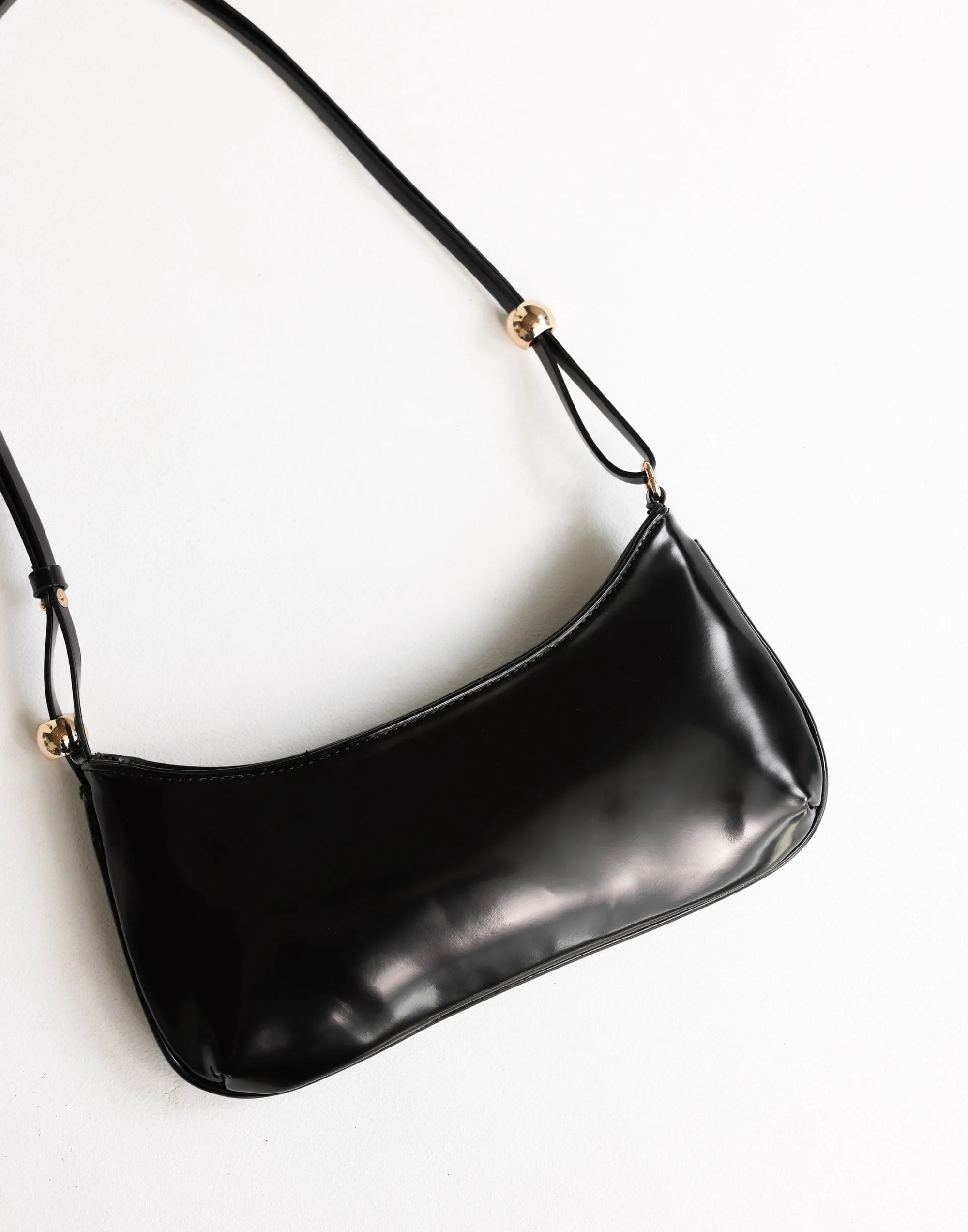 Rosabelle Shoulder Bag (Black Shine) - By Billini