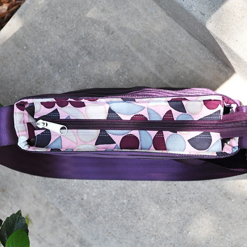 Roundabout Bag Seat Belt Kit - Tall Purple