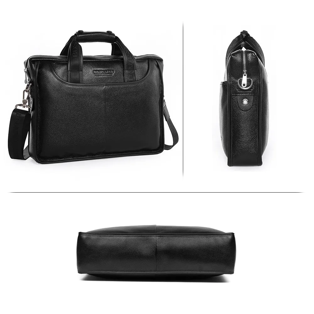 Royal Retro Leather Briefcase | 14' Laptop