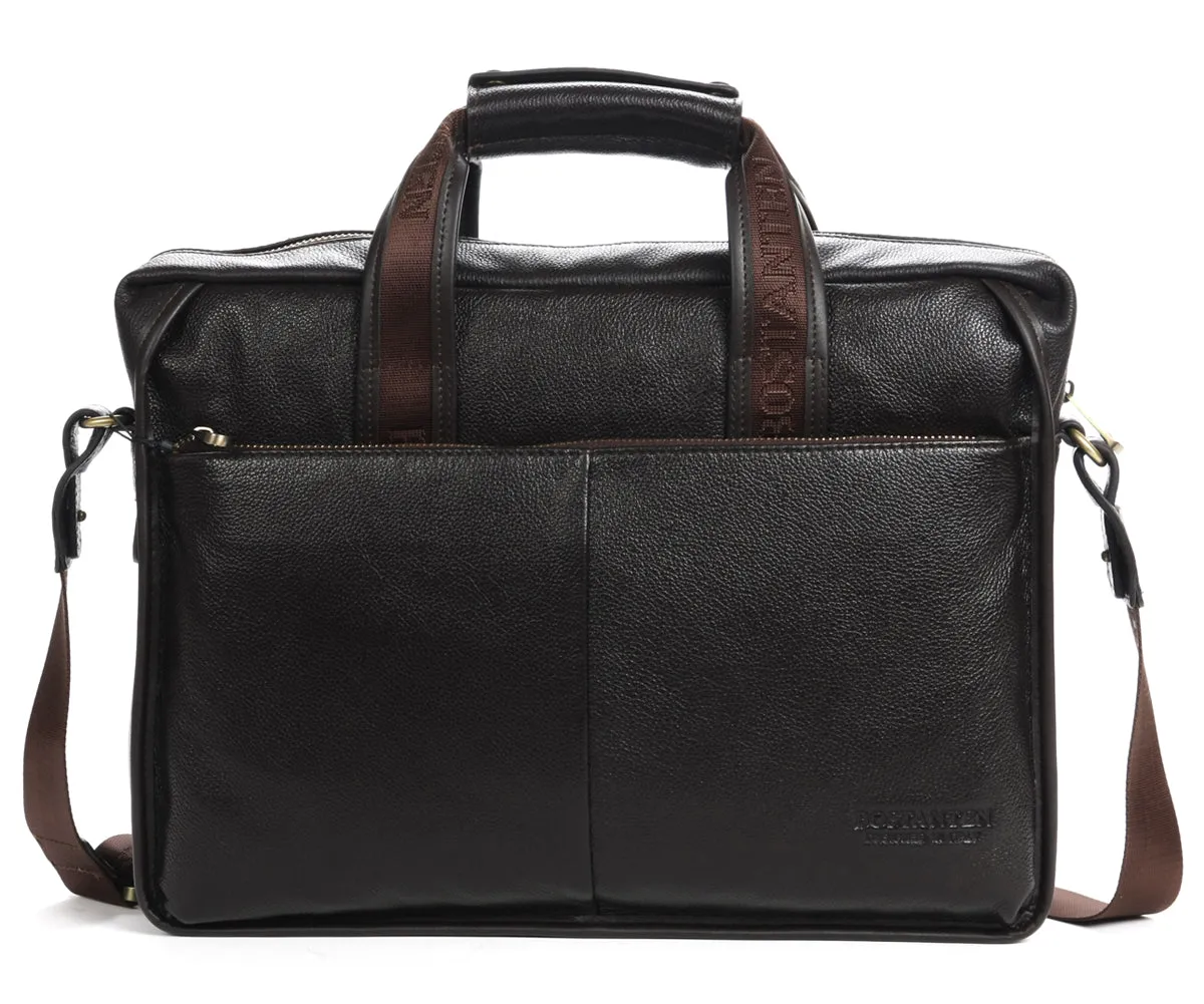 Royal Retro Leather Briefcase | 14' Laptop