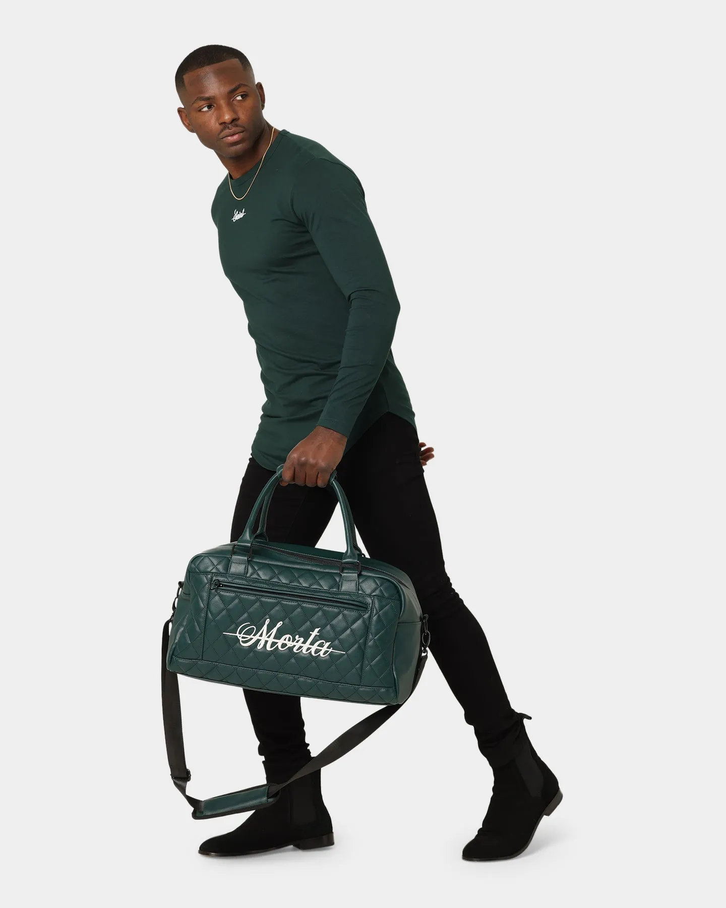 Saint Morta Saviour Quilted Duffle Bag Stadium Green