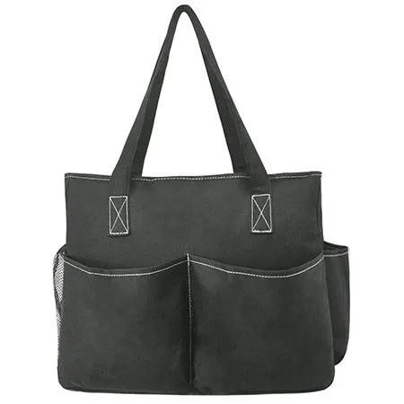 SALE! Solid Color Gray NGIL Large Utility Caddy Tote