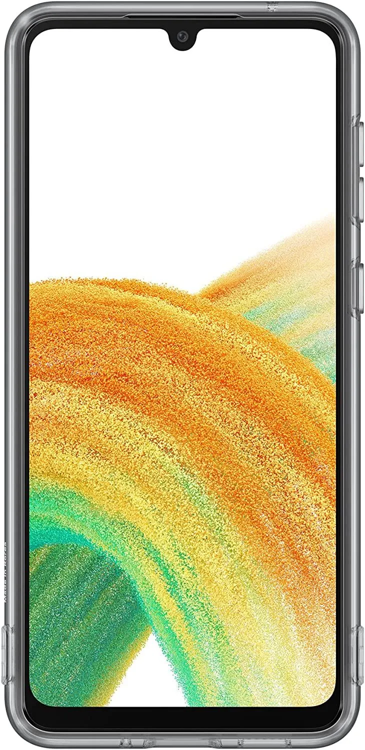 Samsung Galaxy A33 5G Soft Clear Cover Black - EF-QA336TBEGWW