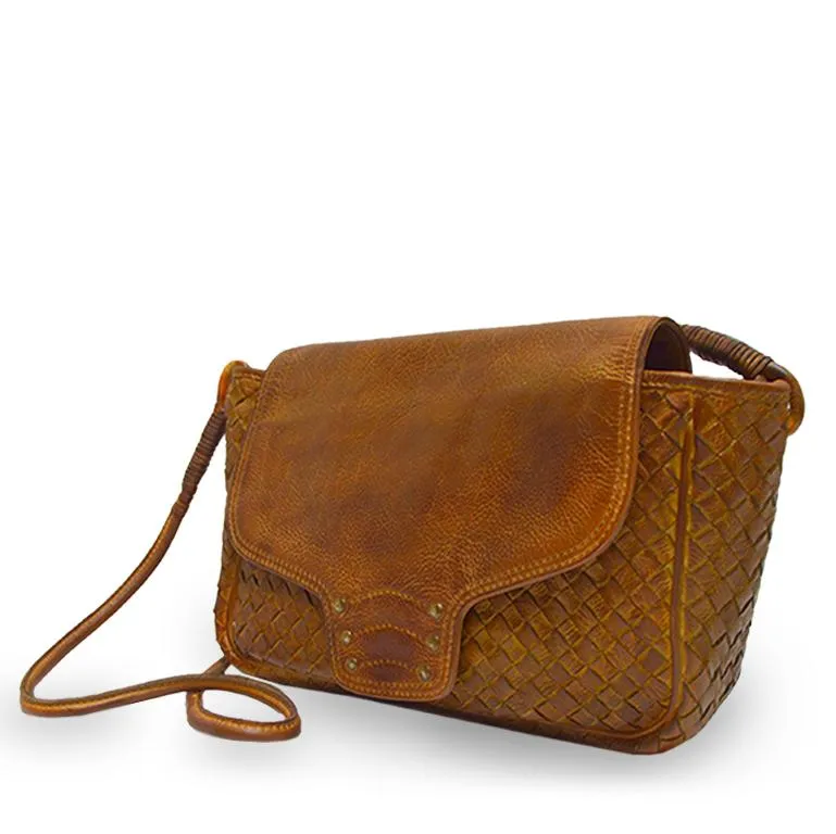 Sawyer Woven Shoulder Bag