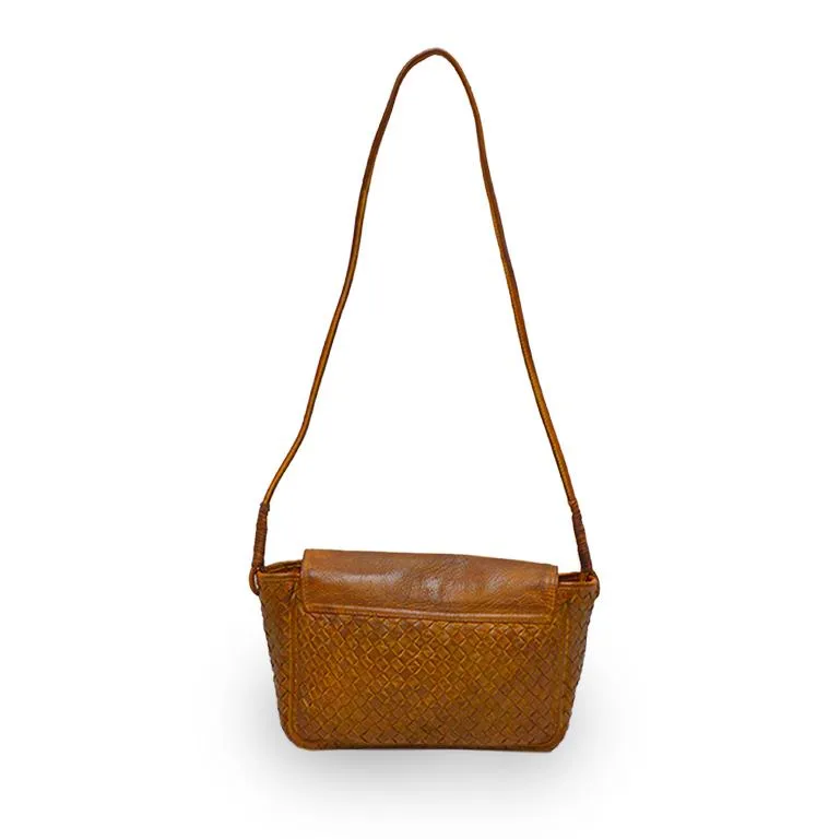 Sawyer Woven Shoulder Bag