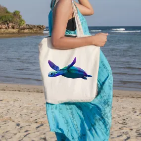 Sea Turtle Glide Beach Tote