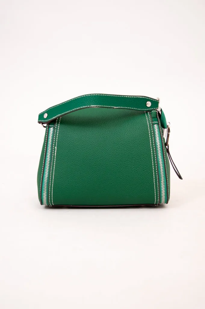 Selena Bag 99126, Green, Leather