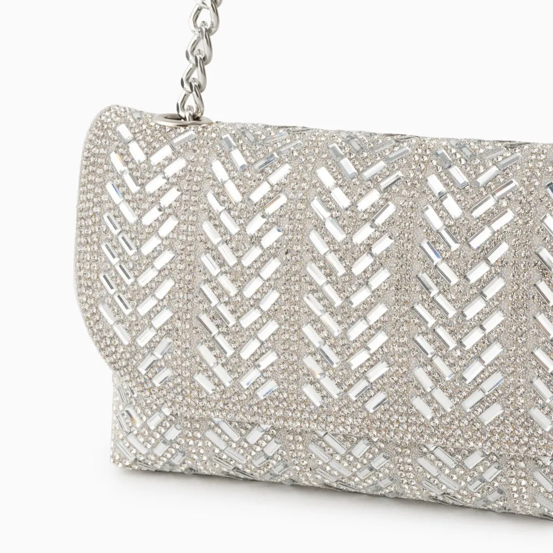 Sharleen Crystals Clutch Bag