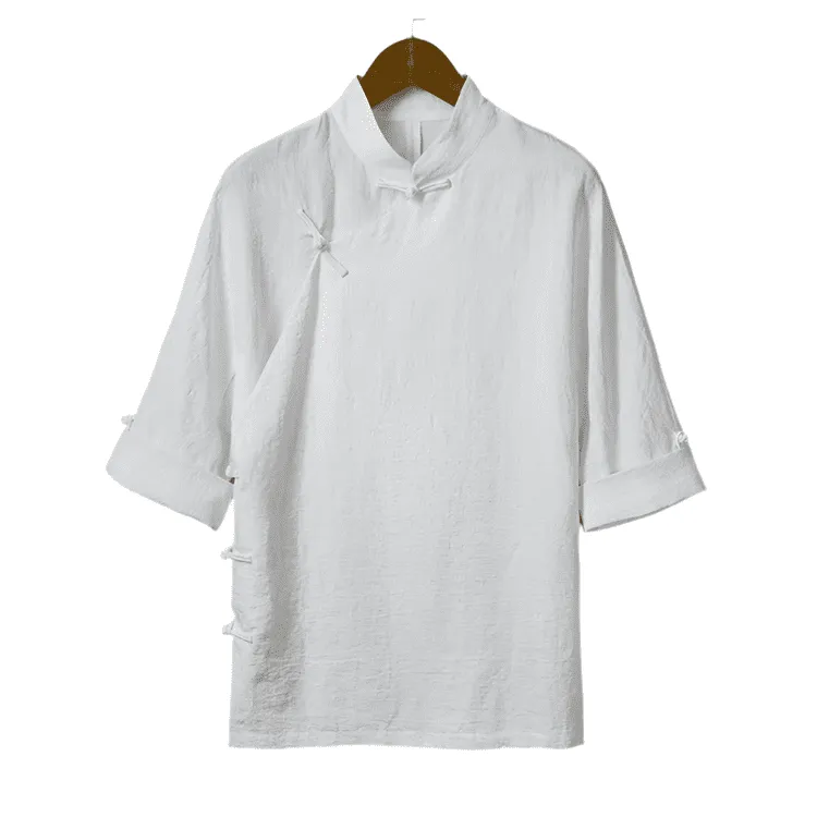 Short Sleeve Changshan Shirt