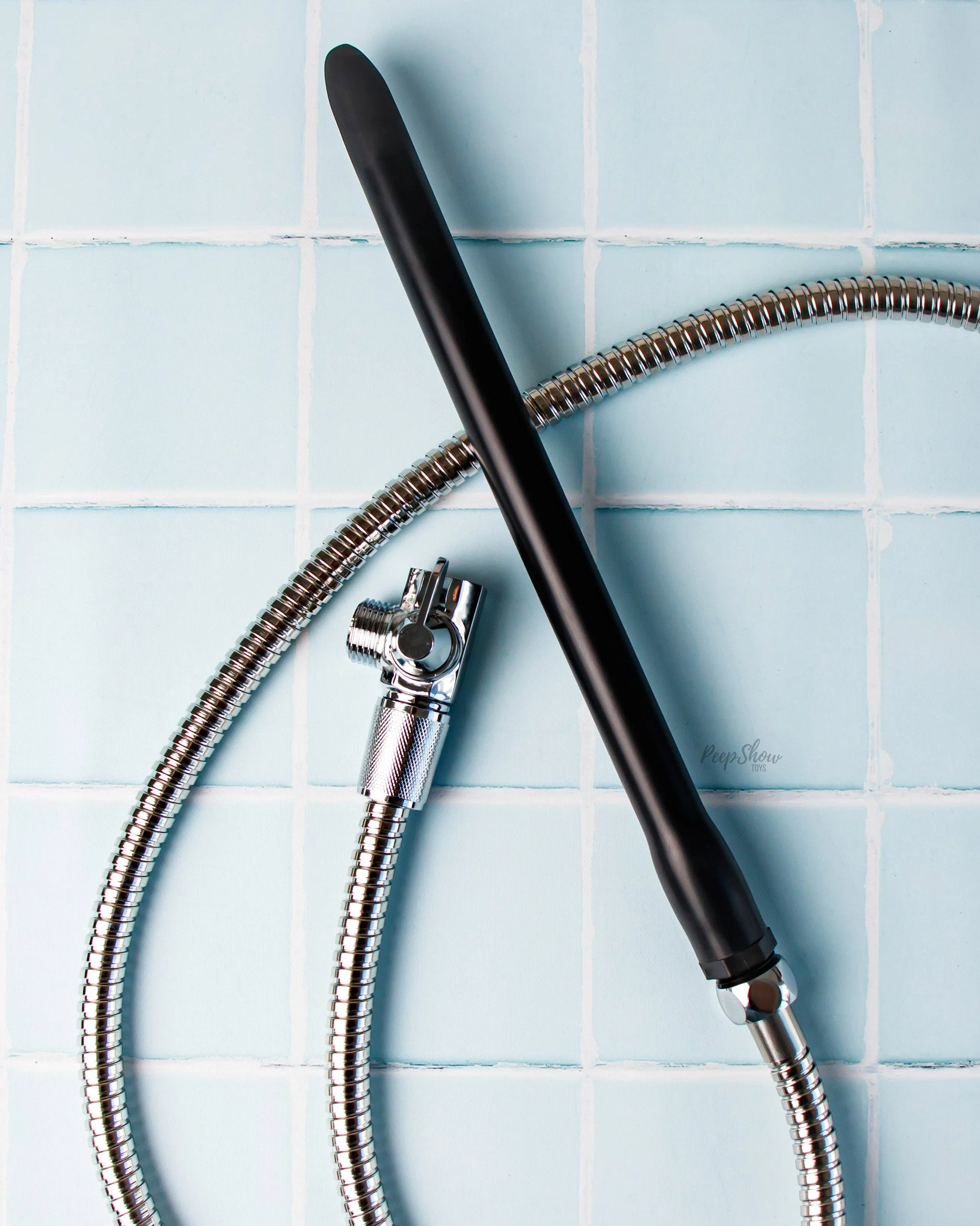 Shower Douche Kit with Stainless Steel Hose - Long Nozzle