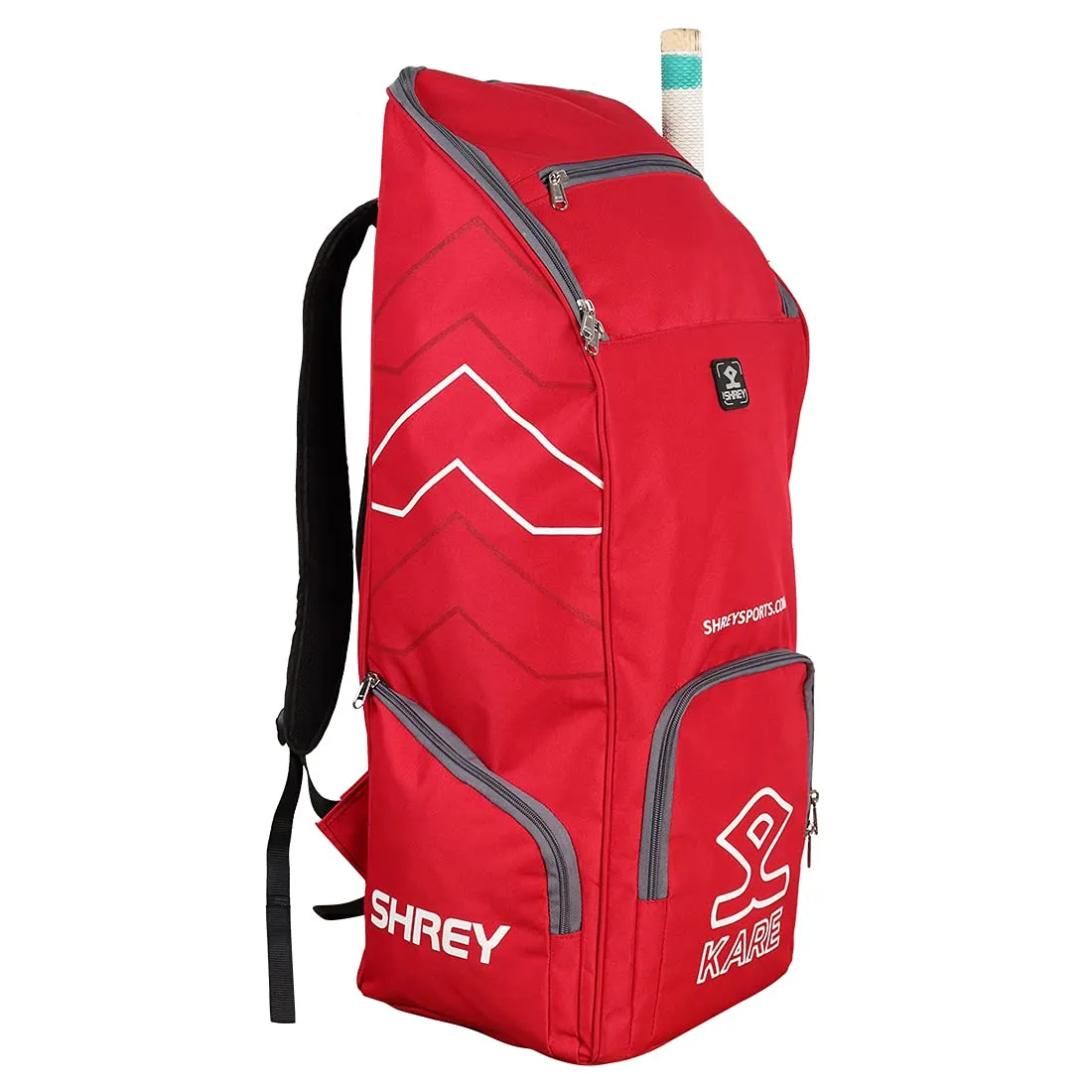 Shrey Kare Duffle Cricket Kitbag - Red