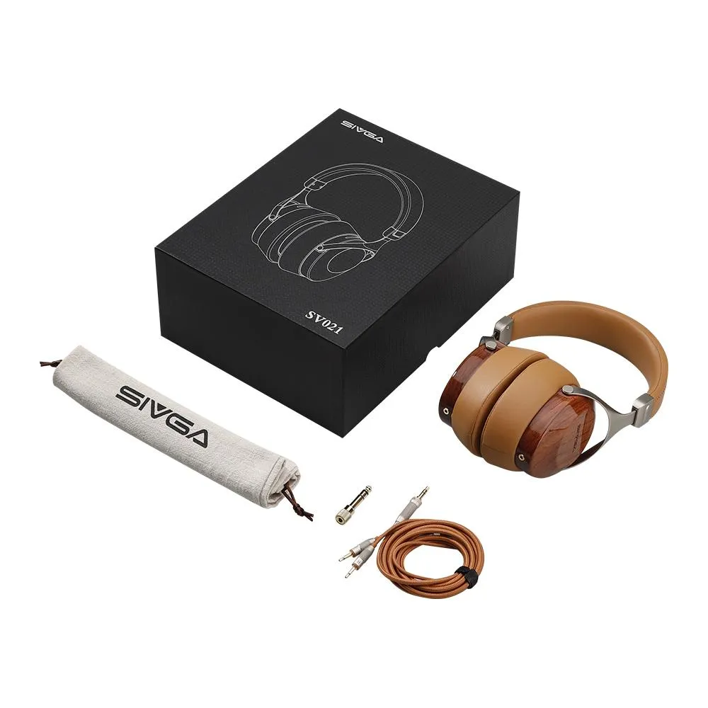 Sivga SV021 Closed-Back Over-Ear Headphones (Open Box)