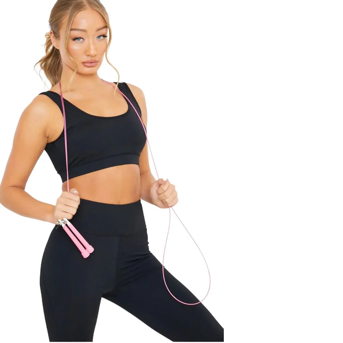 Skipping Rope & Bag Set - Pink