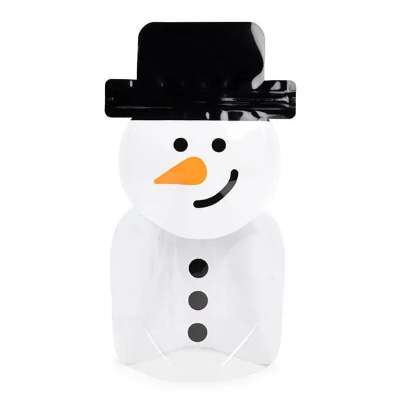 Snowman Shaped Cookie Bag - 10 BAGS