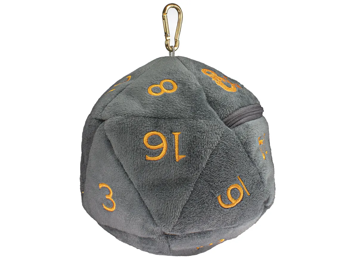 Spelljammer Realmspace D20 Plush Dice Bag (6.5") | Zippered Dice Storage | UltraPro