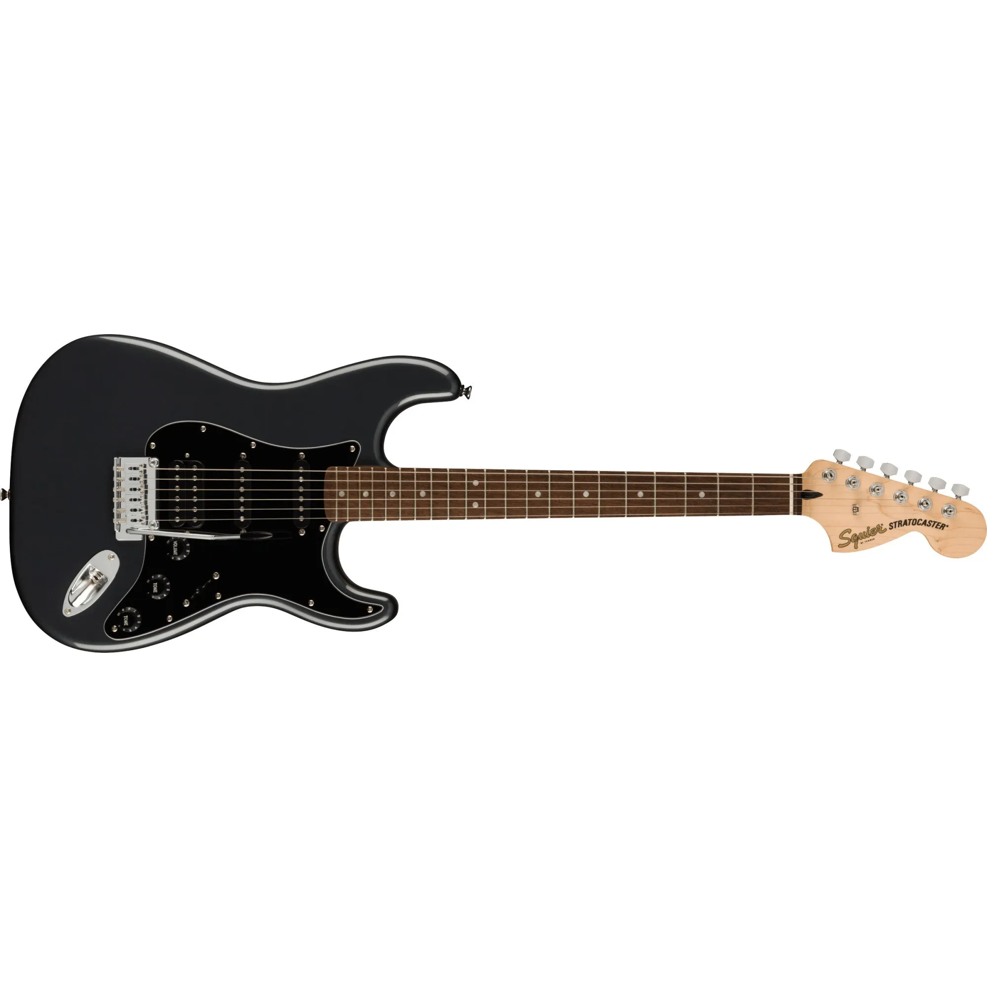 Squier Affinity Series Stratocaster HSS Pack, Charcoal Frost Metallic