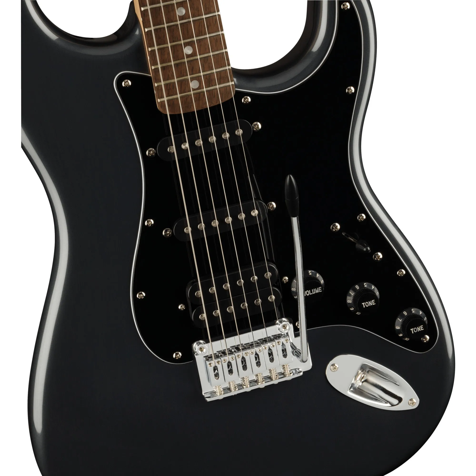 Squier Affinity Series Stratocaster HSS Pack, Charcoal Frost Metallic