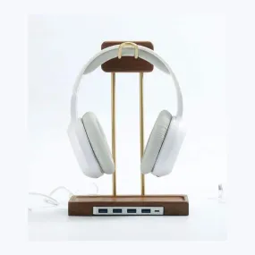 Stylish Earphone Stand with USB Ports