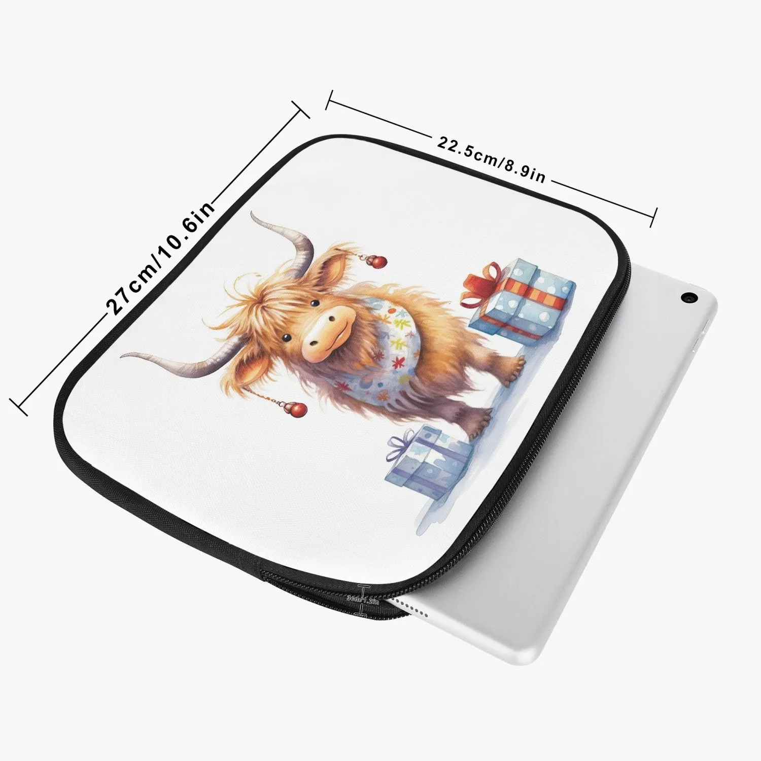 Tablet Sleeve - Highland Cow, awd-559