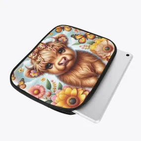 Tablet Sleeve - Highland Cow, awd-658