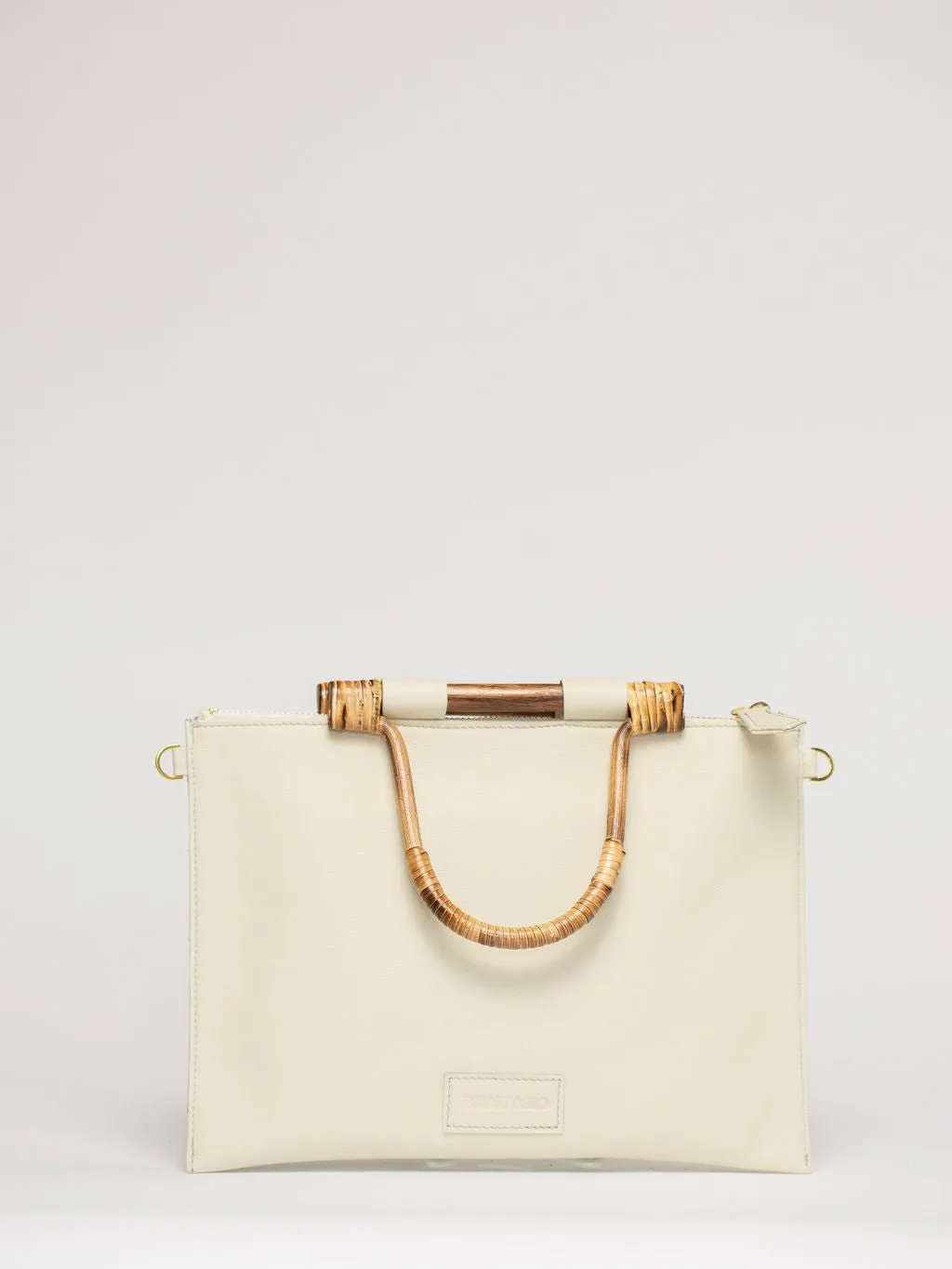 The Bamboo Clutch   Crossbody | Ivory