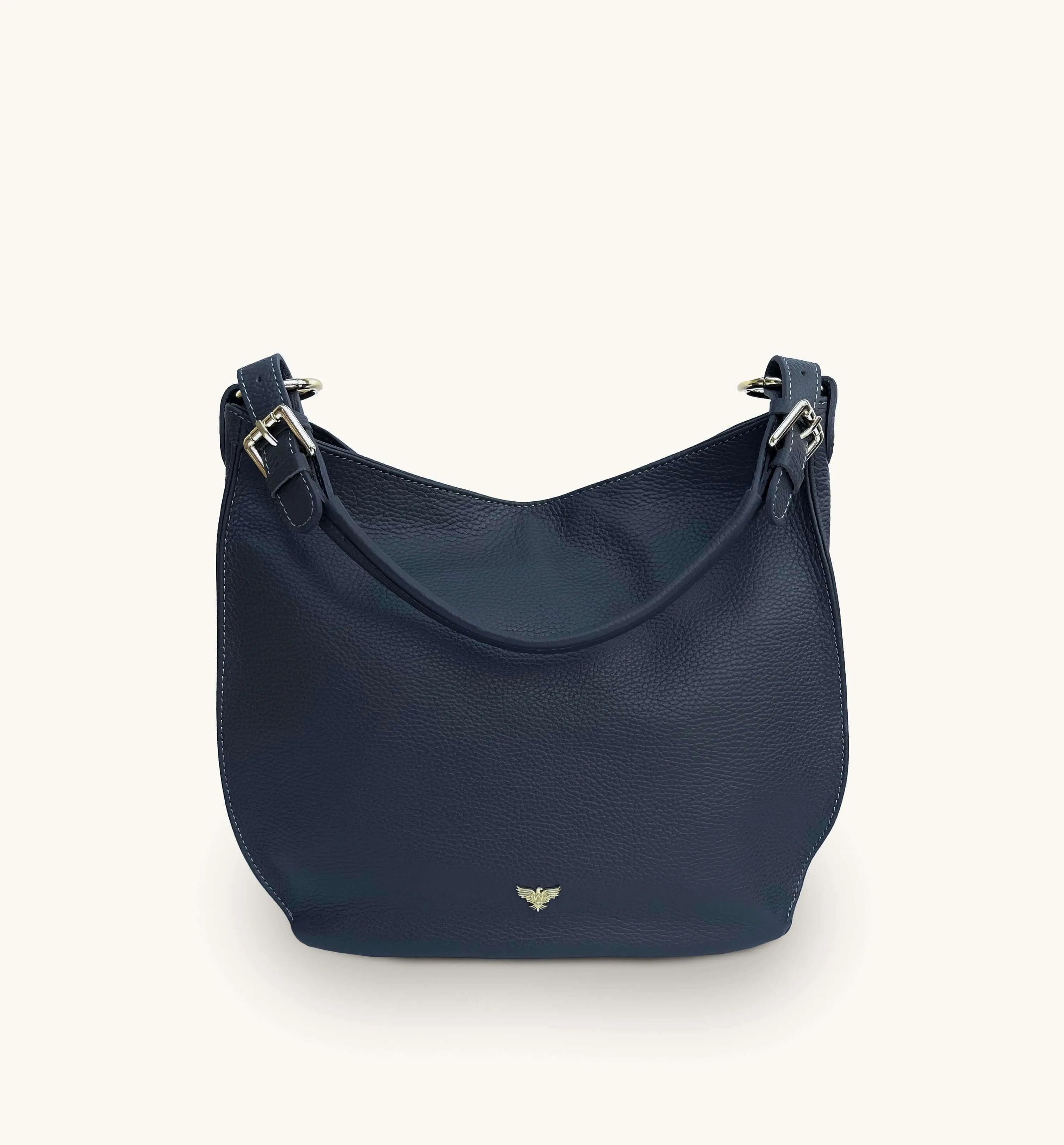 The Harriet Navy Leather Bag