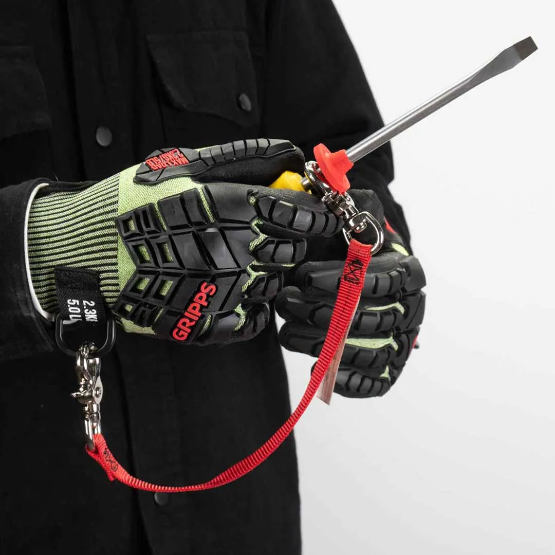 Tool Tether Anchor Eco Impact Glove - C5 (PK 12 Pairs) - Gripps