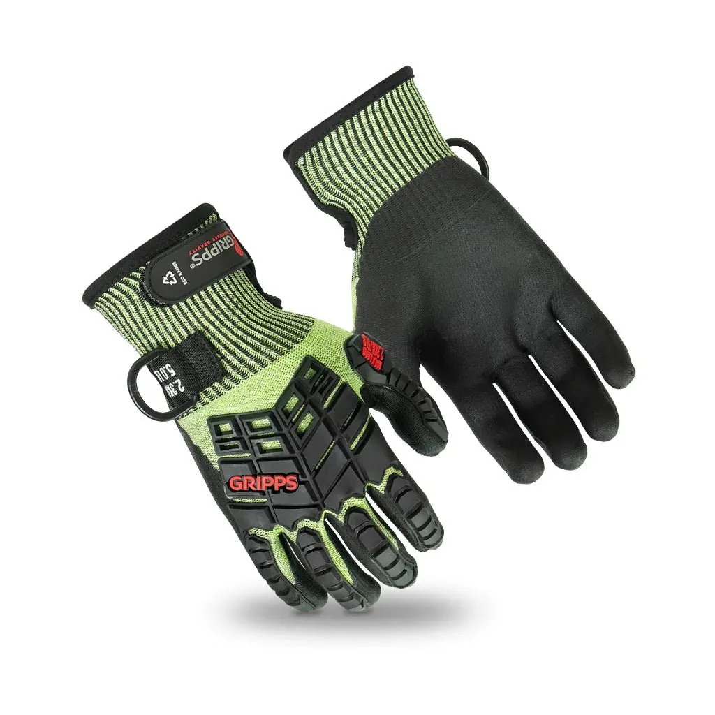 Tool Tether Anchor Eco Impact Glove - C5 (PK 12 Pairs) - Gripps