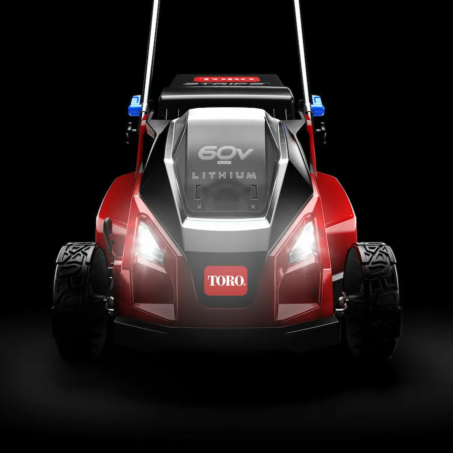 Toro 60V MAX* 21 in. (53 cm) Stripe® Self-Propelled Mower - 6.0Ah Battery/Charger Included (21621)