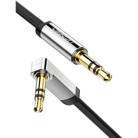 UGreen 3.5mm Male to Male Straight to Angle Flat Cable 1.5M - 10598