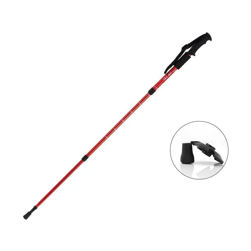 Ultralight Trekking Sticks Aluminium Alloy Adjustable No Slip Nordic Walking Poles Adult Hiking Canes Telescopic Alpenstocks