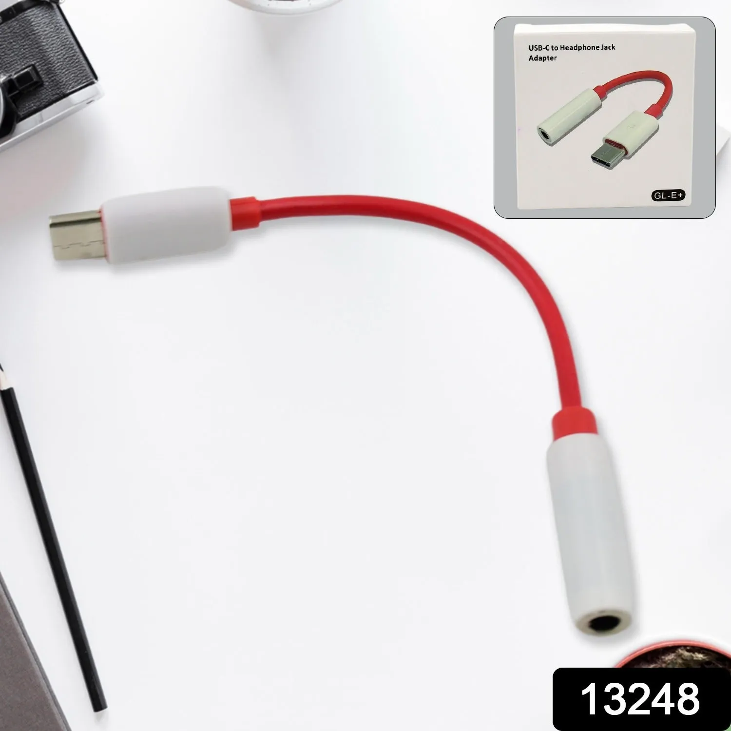 USB Type C to Headphone Jack Audio Connector (1 Pc)