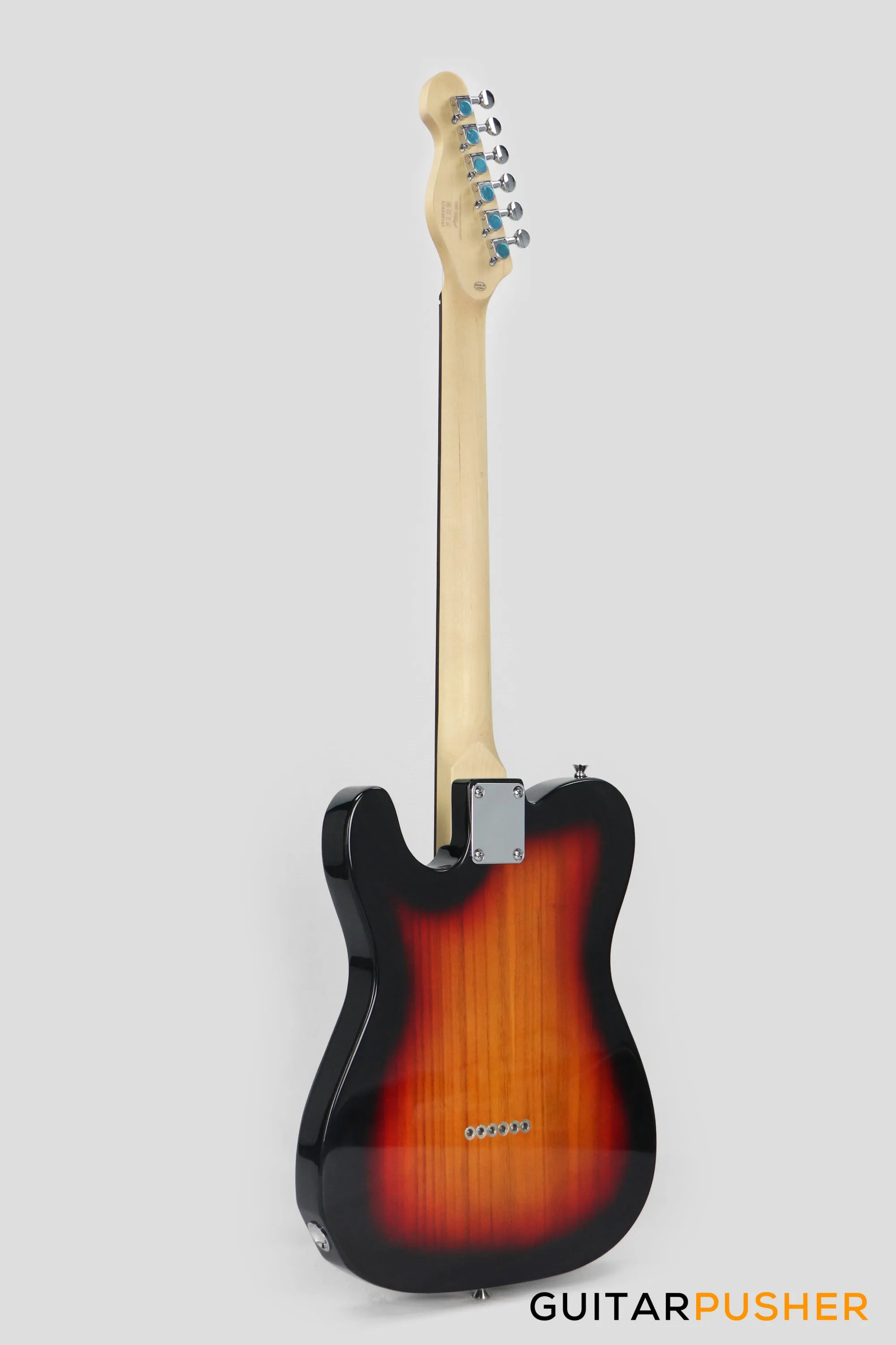 Vintage Coaster Series V20 T-Style Electric Guitar w/ Kinsman 10-Watt Amplifier, Gig Bag, & Accessories - 3-Tone Sunburst