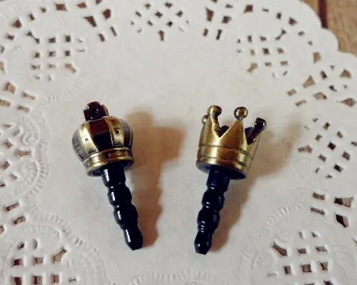 Vintage Metal Headphone Jack Plug - Kings